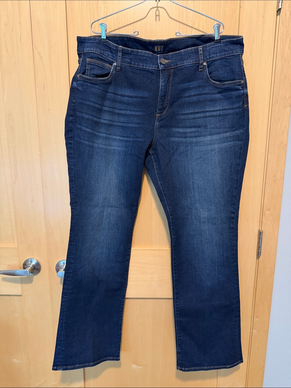 Kut from the Kloth Dark Blue Bootcut Jeans 20W